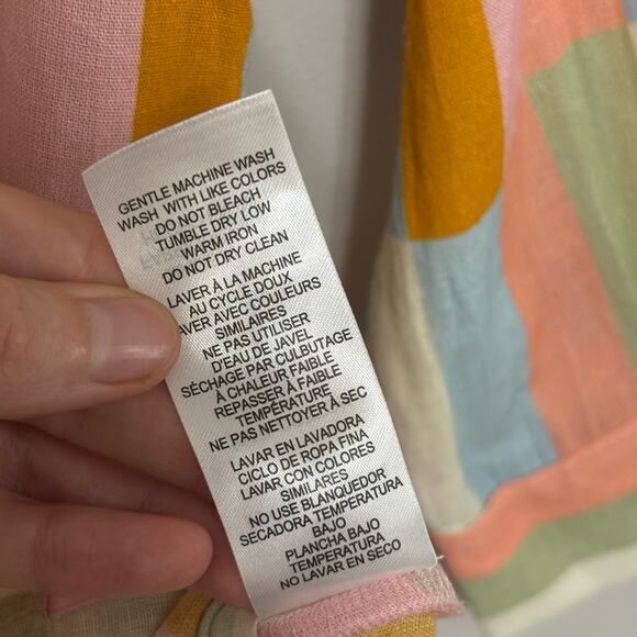 NWT Julia Berolzheimer x Hermoza Marie Shirt Dress in Kaleidoscope - Size XS - Picture 10 of 10